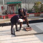 بازدید و پایش مجاری عرضه ناحیه گنبد با حضور واحد بازرسی و سامانه هوشمند منطقه